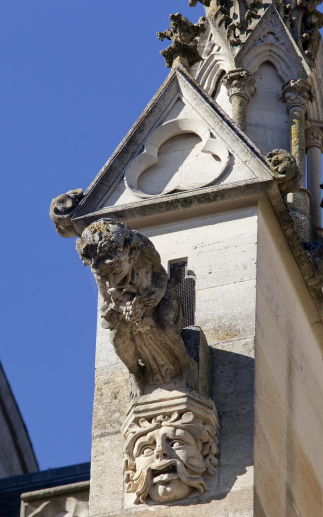 Cathedrale Saint Etienne Chalons Gargouille Homme © Jean Côme Nicolle