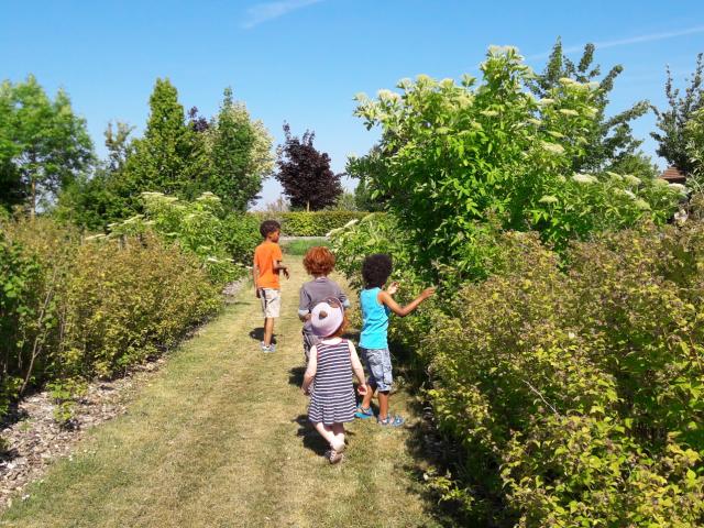 Jardin Sensoriel Haussimont Enfants Decouverte © Haussimont