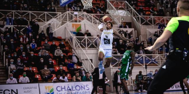 Champagne Basket 2020 Chalons Jalen Adams Dunk