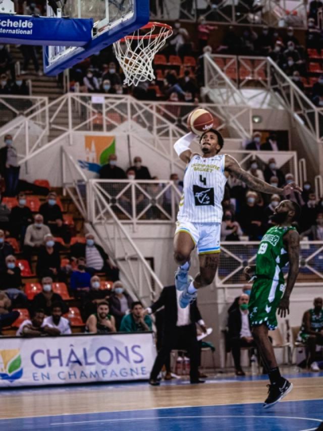 Champagne Basket 2020 Chalons Jalen Adams Dunk